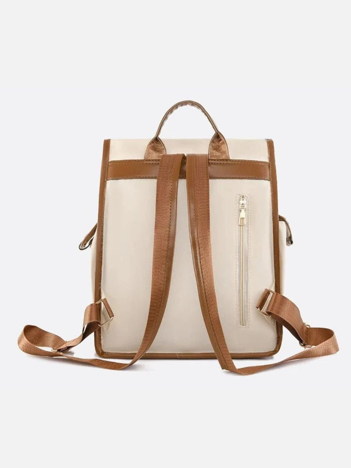 Sac à dos toile et cuir