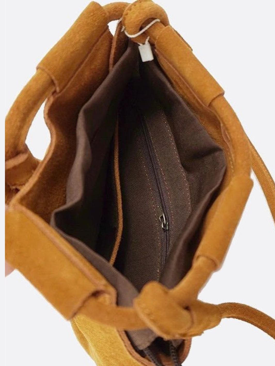 Sac bourse daim