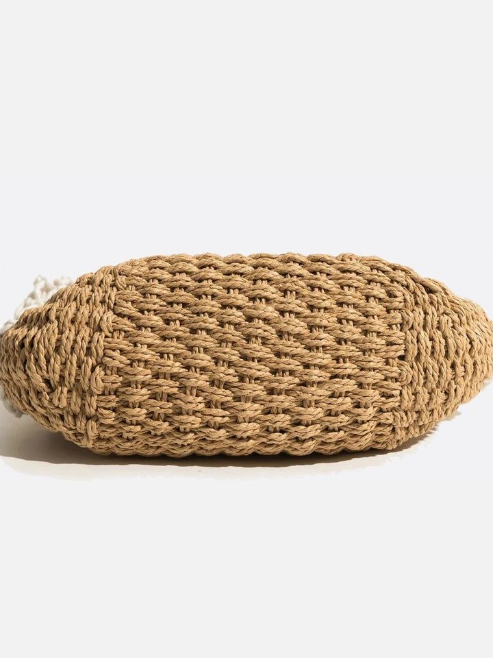 Sac fourre-tout filet et paille