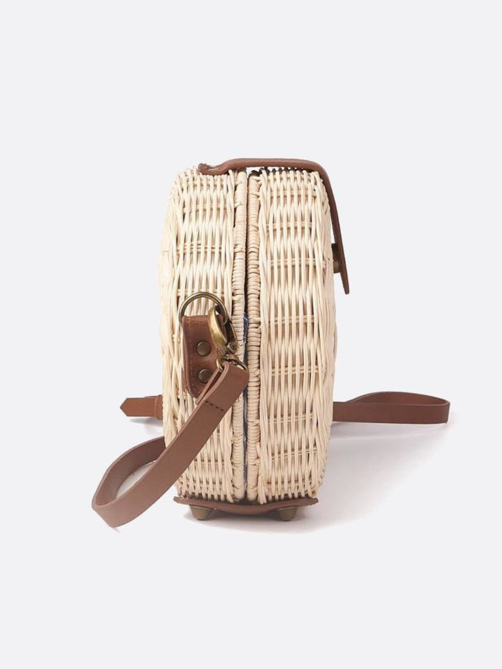Sac rotin à bandoulière
